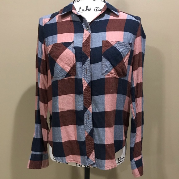 Forever 21 | Women’s Button Up Plaid Shirt - Small - Picture 2 of 8